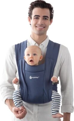 Ergobaby - Embrace - Draagzak Baby - Soft Blue - Ergonomisch Vanaf Geboorte -Babyproducten Winkel 739x1200 4