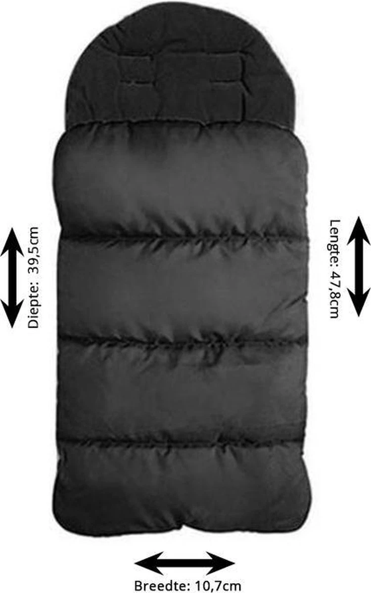 FEDEC Comfort Bag Voetenzak - Babywagen - Wandelwagen - Buggy - Blauw - 48 X 11 X 40cm 2 FEDEC Comfort Bag Voetenzak - Babywagen - Wandelwagen - Buggy - Blauw - 48 X 11 X 40cm - Afbeelding 2