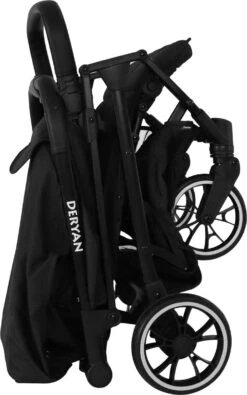 Deryan Rolo Luxe Lichtgewicht Buggy - Zwart -Babyproducten Winkel 751x1200 10