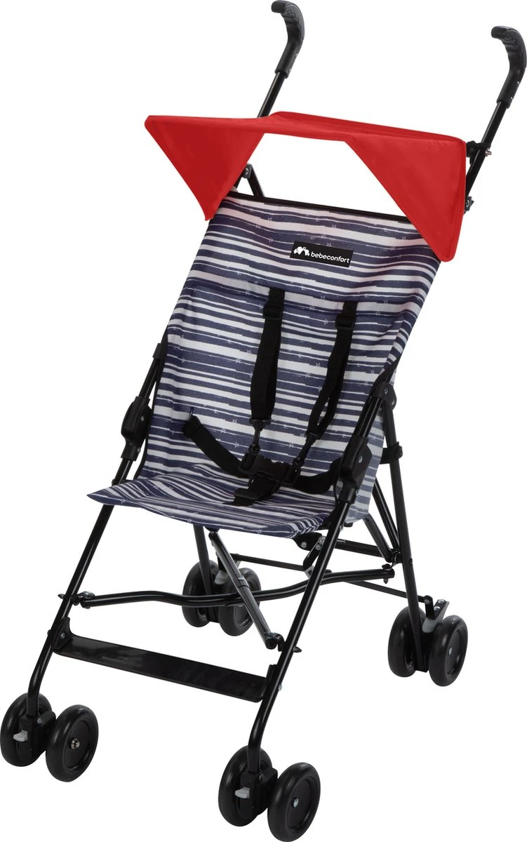 Bebeconfort Peps Buggy Met Zonnekap - Blue Lines 1 Bebeconfort Peps Buggy Met Zonnekap - Blue Lines