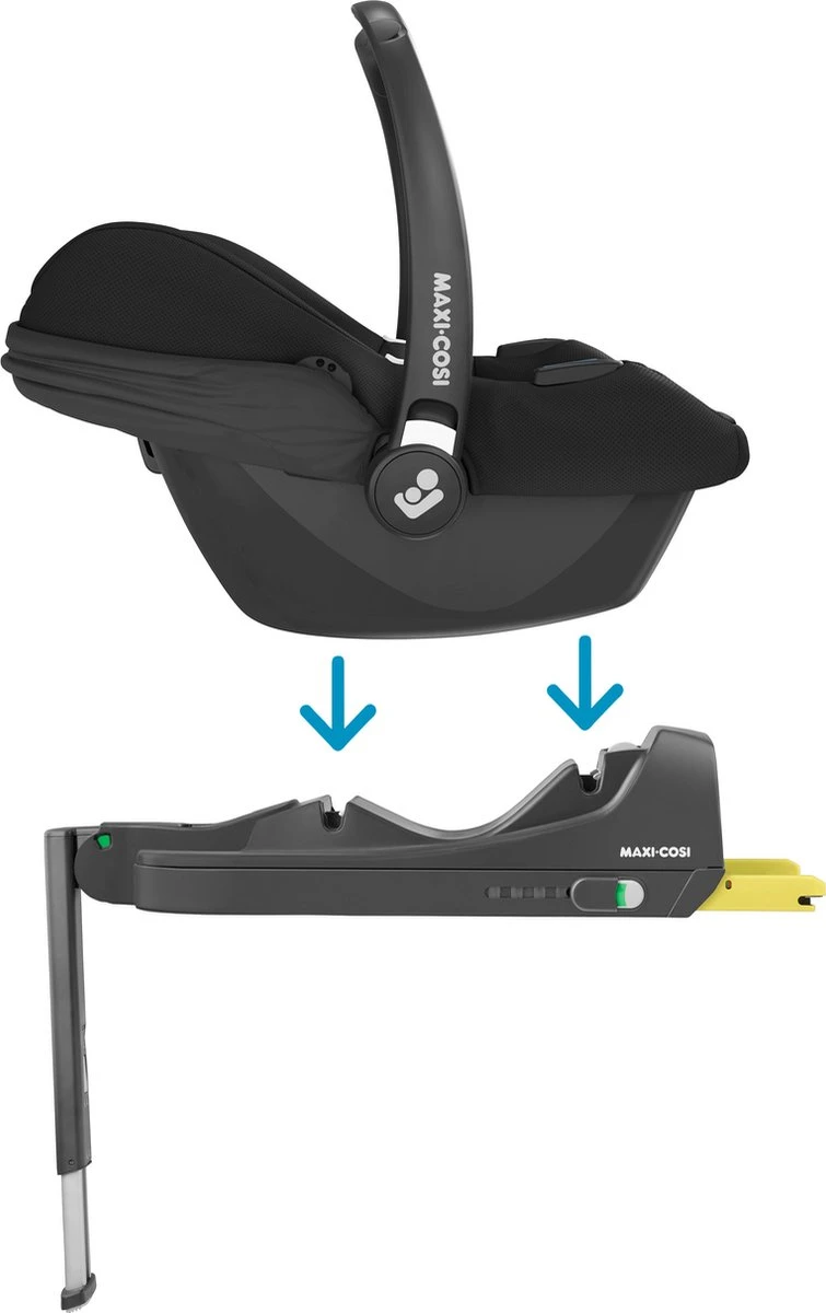 Maxi-Cosi Cabriofix I-Size Autostoeltje - Essential Black 2 Maxi-Cosi Cabriofix I-Size Autostoeltje - Essential Black - Afbeelding 2
