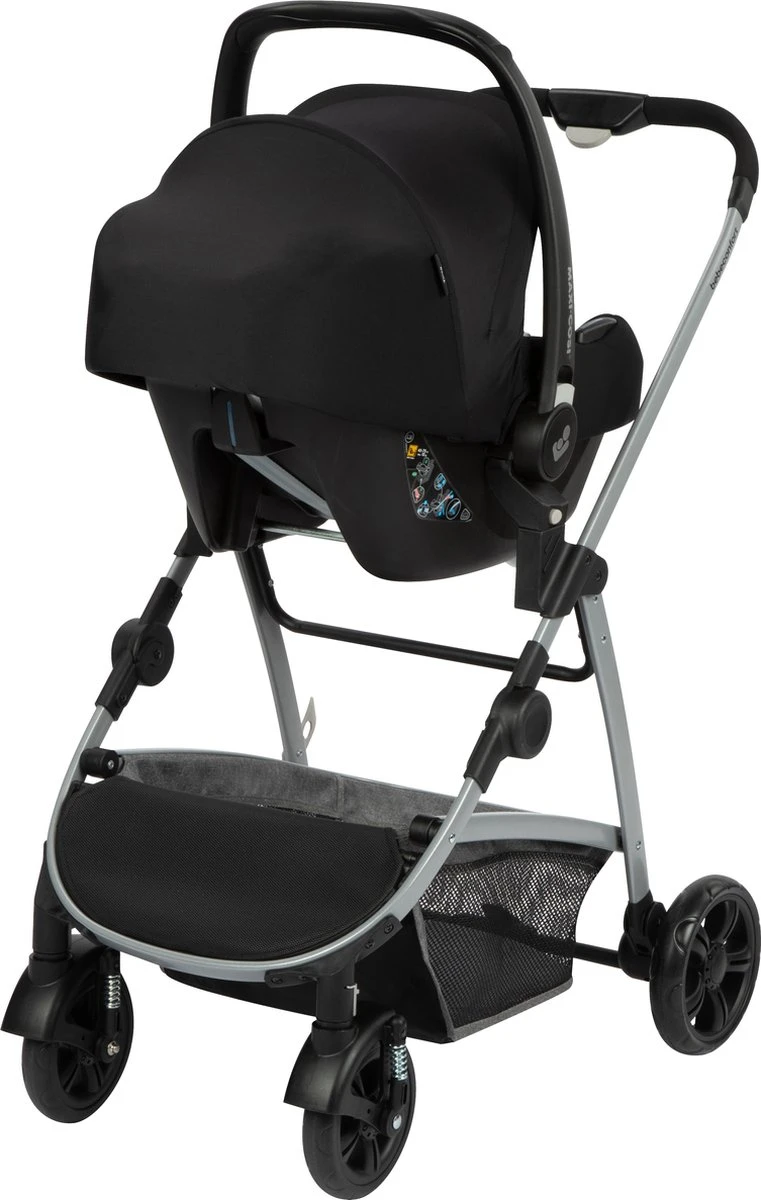 Bebeconfort Hello 2-in-1 Kinderwagen - Inclusief Reiswieg - Black Chic 3 Bebeconfort Hello 2-in-1 Kinderwagen - Inclusief Reiswieg - Black Chic - Afbeelding 3