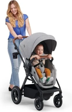 Kinderkraft B-Tour Ash Grey 3-in-1 Combi Kinderwagen Incl. Autostoel KSBTOU00DGR3000 -Babyproducten Winkel 767x1200 5