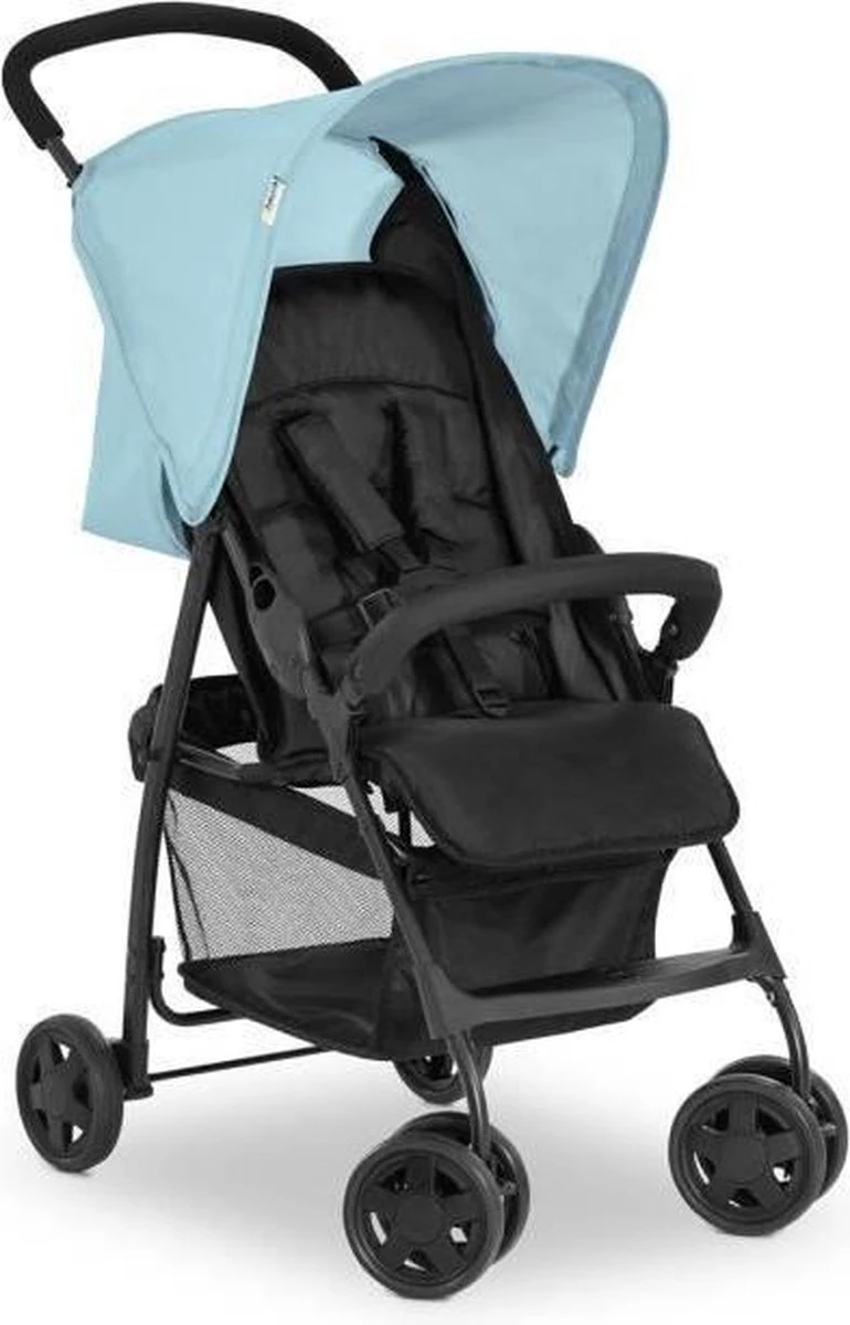 HAUCK Sport Wandelwagen Met Wandelstok - Blauw 1 HAUCK Sport Wandelwagen Met Wandelstok - Blauw