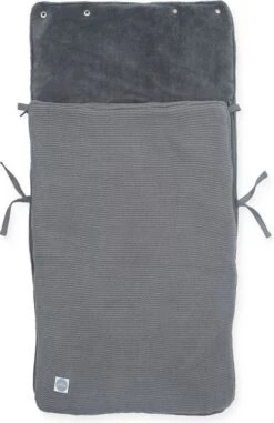 Jollein Voetenzak Voor Autostoel & Kinderwagen - Basic Knit - Stone Grey -Babyproducten Winkel 778x1200 5