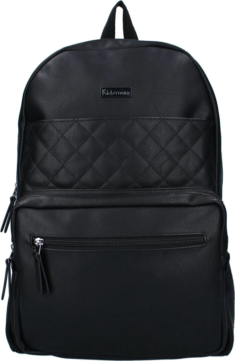 Kidzroom Popular Luiertas Rugzak - Zwart - Verschoonmatje - Flessenhouder 16 Kidzroom Popular Luiertas Rugzak - Zwart - Verschoonmatje - Flessenhouder - Afbeelding 16