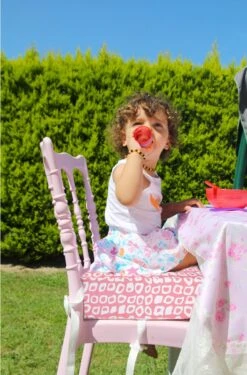 Stoelverhoger Babyjem Booster EasyClean Square Pink -Babyproducten Winkel 790x1200