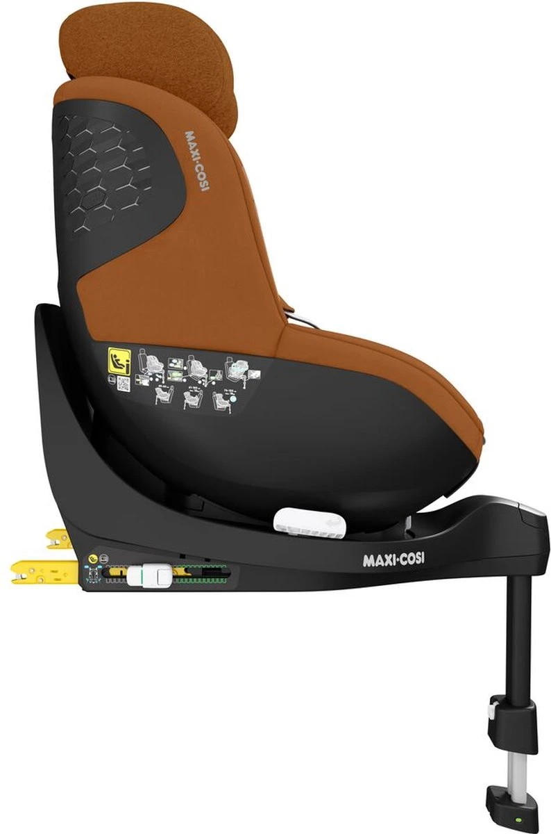 Maxi-Cosi Mica Pro Eco I-Size Autostoeltje - 360° Draaibaar - Gerecyclede Stoffen - Authentic Cognac - Vanaf De Geboorte Tot Ca. 4 Jaar 15 Maxi-Cosi Mica Pro Eco I-Size Autostoeltje - 360° Draaibaar - Gerecyclede Stoffen - Authentic Cognac - Vanaf De Geboorte Tot Ca. 4 Jaar - Afbeelding 15