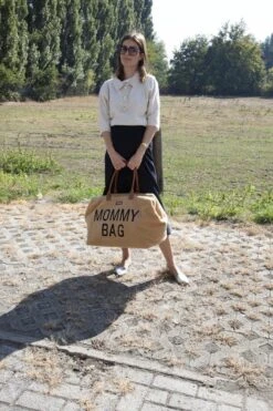 Childhome Mommy Bag Groot - Teddy - Beige 32 Childhome Mommy Bag Groot - Teddy - Beige -Babyproducten Winkel 799x1200 34