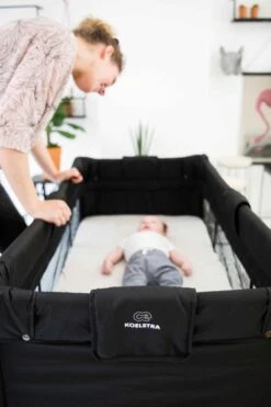Koelstra Travelsleeper Campingbedje - Met Verhoger - Grijs -Babyproducten Winkel 800x1200 169
