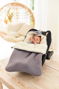 Jollein Voetenzak Voor Autostoel & Kinderwagen - Bliss Knit - Storm Grey -Babyproducten Winkel 800x1200 197