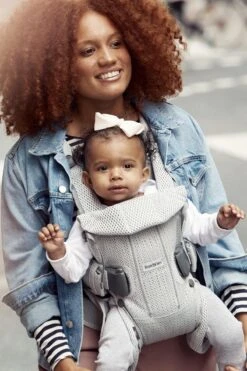 BabyBjörn Draagzak One Air - 3D Mesh - Zilver -Babyproducten Winkel 800x1200 89