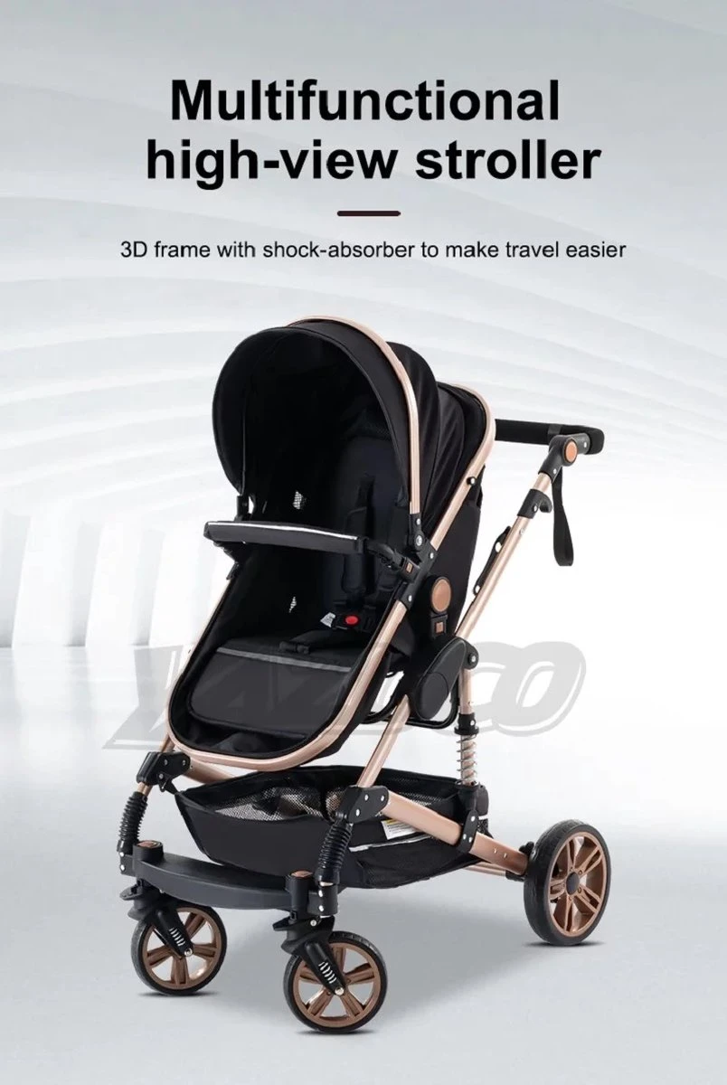 Merkloos Luxe Multi-functionele 3 In 1 Wandelwagen - Babywagen - Kwalitatieve Buggy - Opklapbare Kinderwagen - Licht En Flexibel 10 Merkloos Luxe Multi-functionele 3 In 1 Wandelwagen - Babywagen - Kwalitatieve Buggy - Opklapbare Kinderwagen - Licht En Flexibel - Afbeelding 10