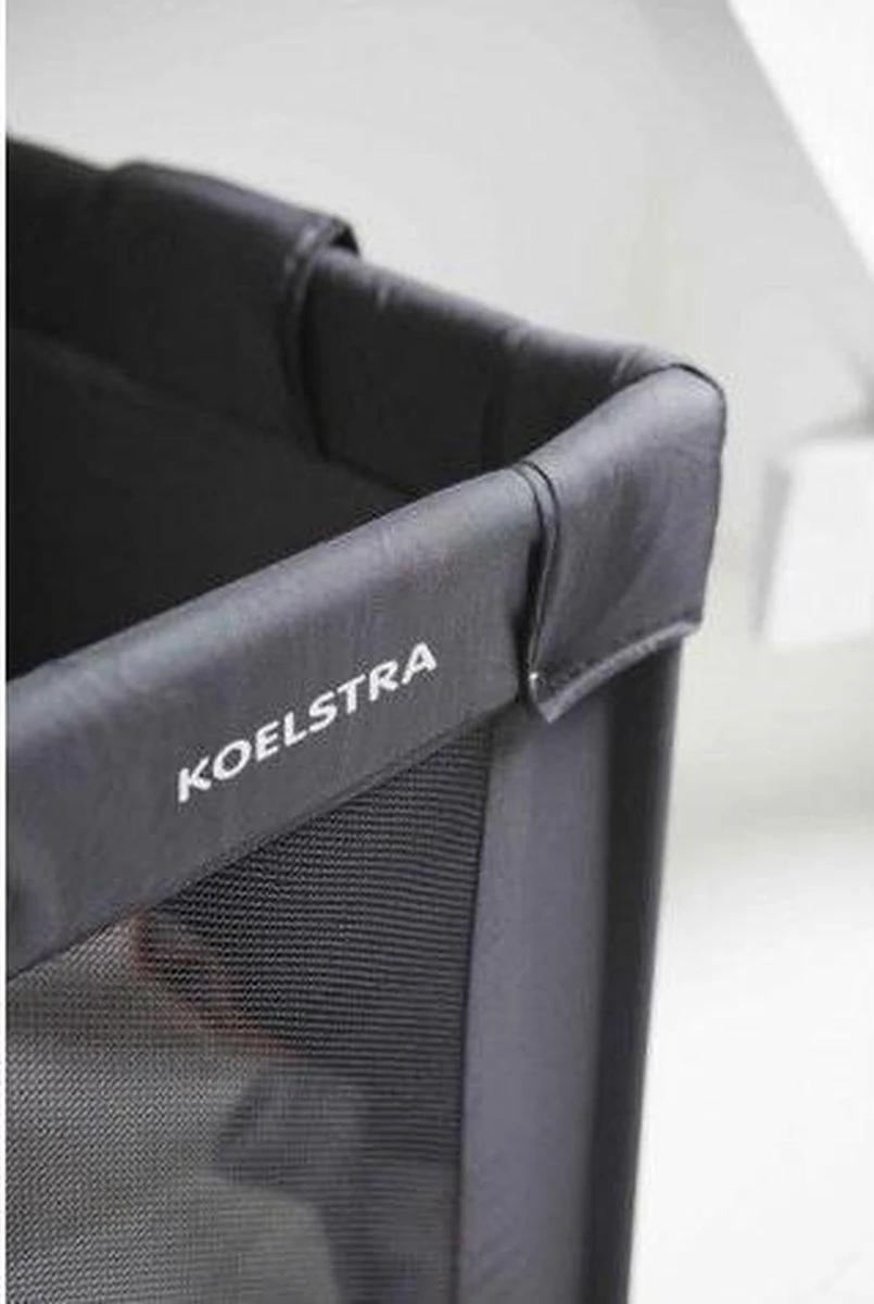 Koelstra Travelsleeper Campingbedje - Met Verhoger - Zwart 7 Koelstra Travelsleeper Campingbedje - Met Verhoger - Zwart - Afbeelding 7