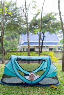 Deryan Peuter Luxe Campingbedje – Inclusief Zelfopblaasbare Matras - Ocean -Babyproducten Winkel 807x1200 4