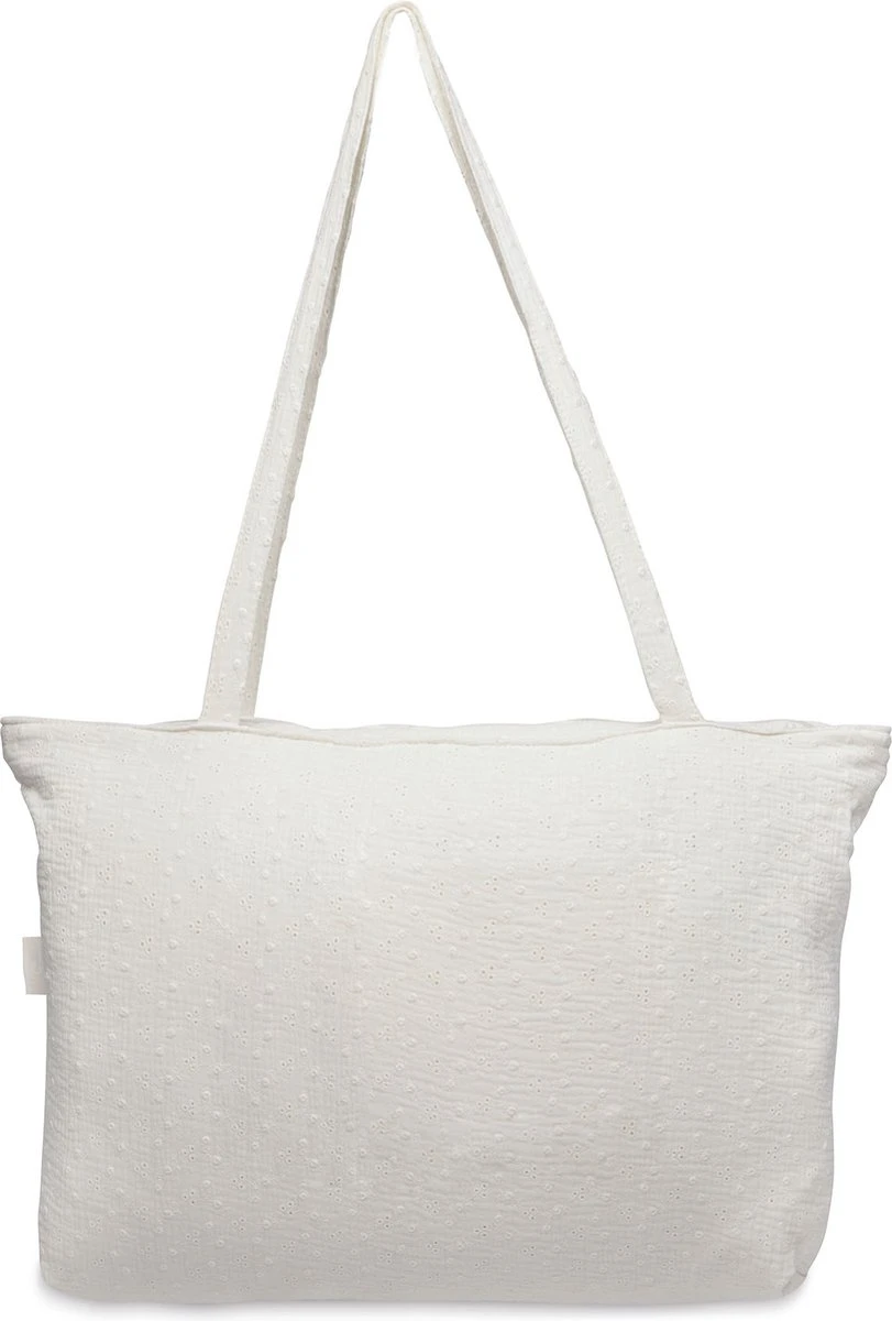 Jollein Shopper Embroidery - Ivory 5 Jollein Shopper Embroidery - Ivory - Afbeelding 5