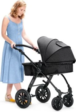 Kinderkraft Moov 3 In 1 Kinderwagen - Inclusief Autostoel - Navy -Babyproducten Winkel 814x1200 10