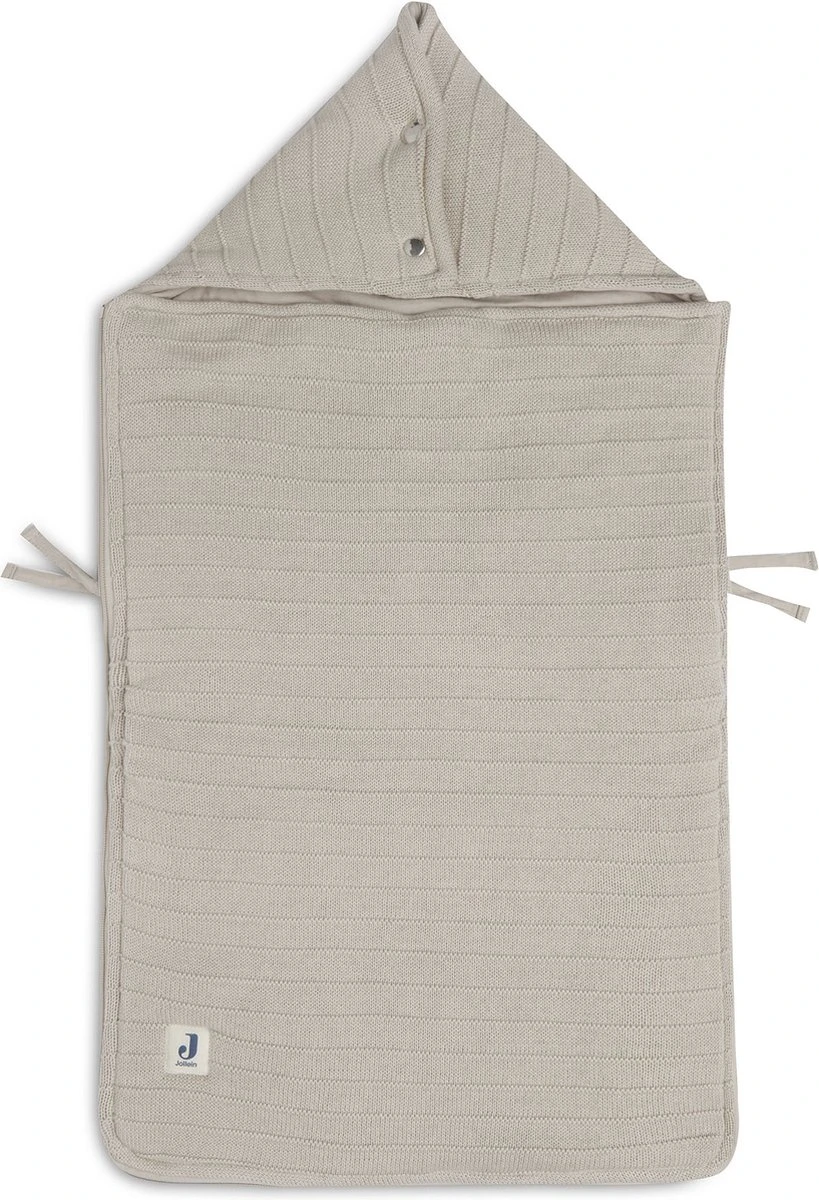 Jollein Voetenzak Pure Knit - Nougat 7 Jollein Voetenzak Pure Knit - Nougat - Afbeelding 7