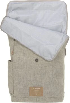 LÄSSIG Luiertas Rolltop Backpack Rugzak Incl Verschoningsmatje Choco Mélange Limited Edition -Babyproducten Winkel 824x1200 5