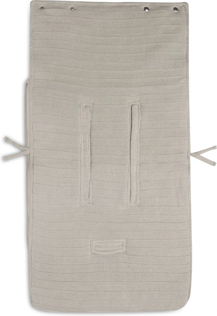 Jollein Voetenzak Pure Knit - Nougat 5 Jollein Voetenzak Pure Knit - Nougat - Afbeelding 5