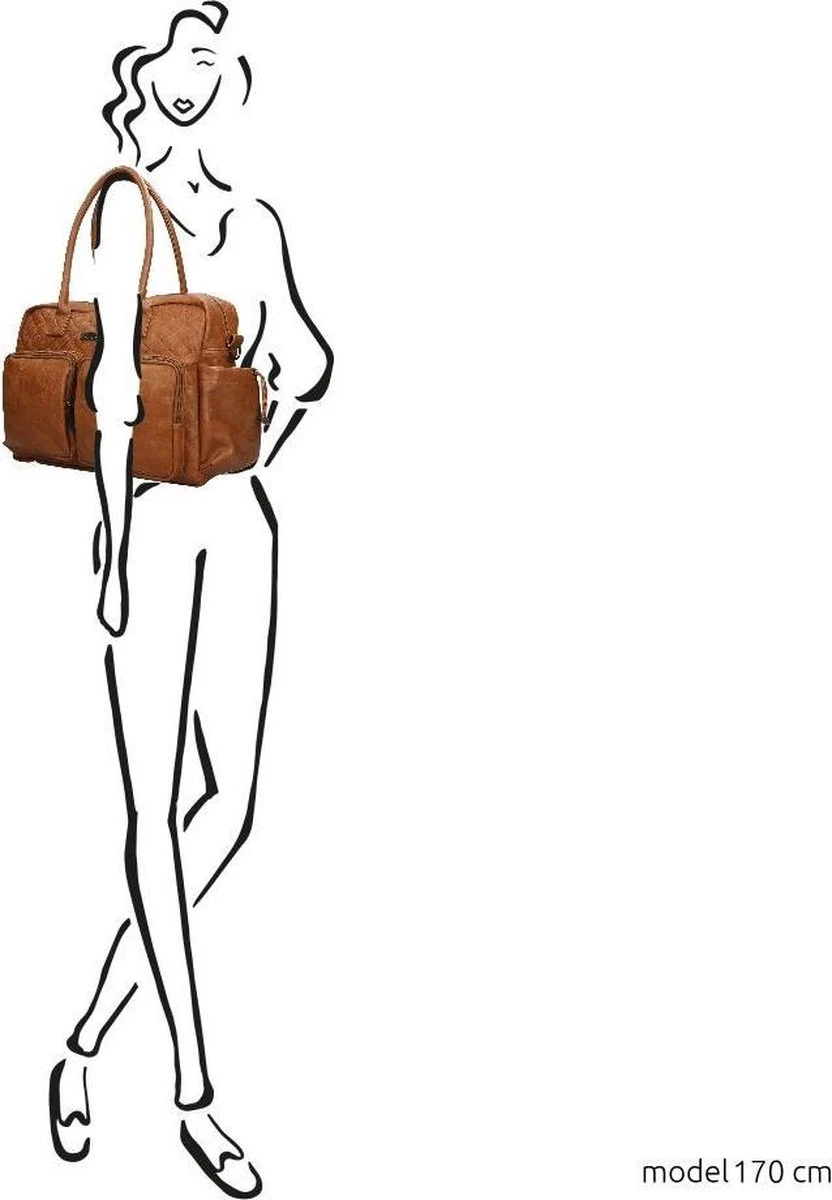 Kidzroom Vision Of Love Luiertas - Bruin - Verschoonmatje - Versteldbare Schouderband 8 Kidzroom Vision Of Love Luiertas - Bruin - Verschoonmatje - Versteldbare Schouderband - Afbeelding 8