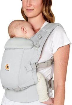 Ergobaby Babydraagzak Adapt SoftTouch™ Cotton - Pearl Grey -Babyproducten Winkel 833x1200 4