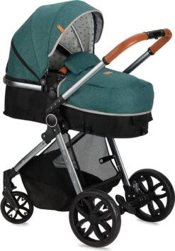 MoMi Kinderwagen - Compacte 2 In 1 Combiwagen - Limuru - Groen (geschikt Van 0-3 Jaar) -Babyproducten Winkel 837x1200 2