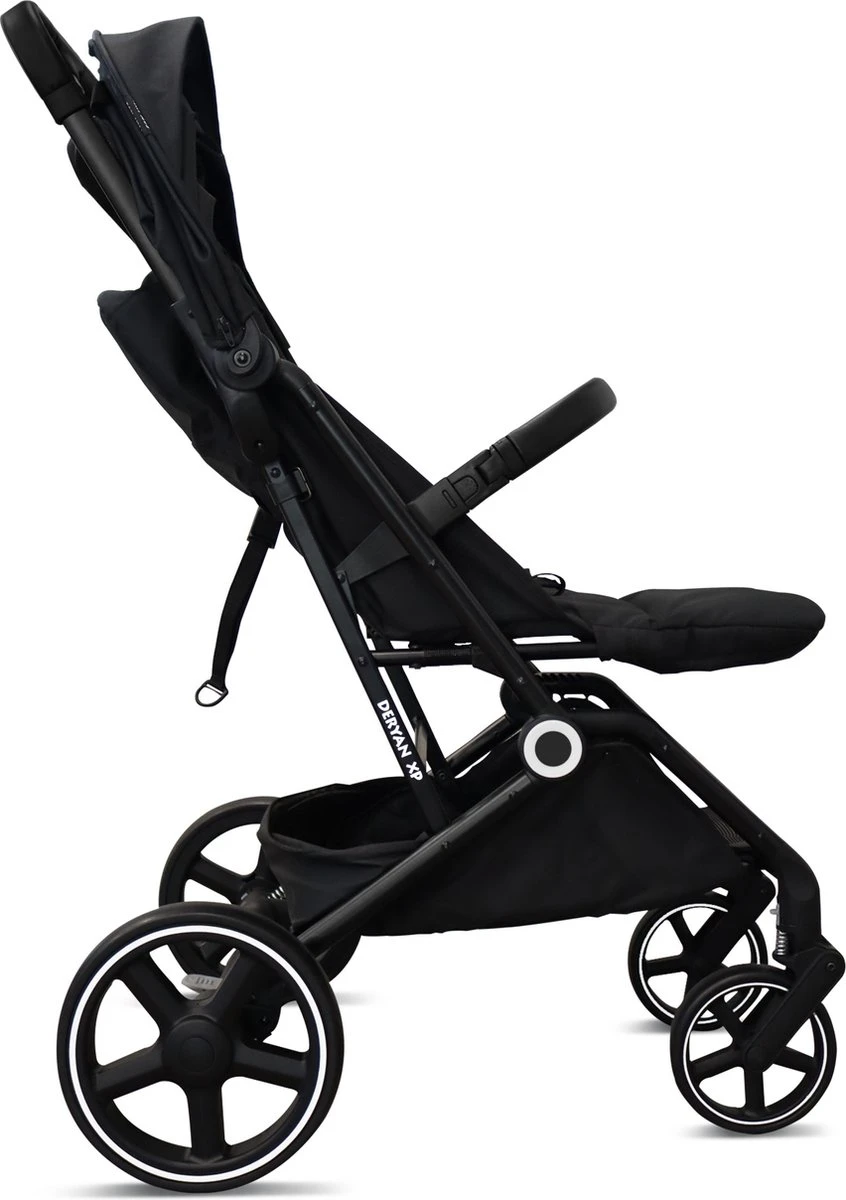 Deryan Luxe XP Buggy XL - Compact Lichtgewicht - Zwart 2 Deryan Luxe XP Buggy XL - Compact Lichtgewicht - Zwart - Afbeelding 2