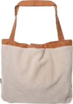Mozz Mom Bag Teddy Suede Beige -Babyproducten Winkel 850x1200 5