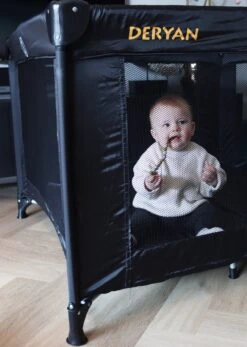 Deryan Kinderbox - Inklapbare Box - 100x100cm - Zwart -Babyproducten Winkel 853x1200 7