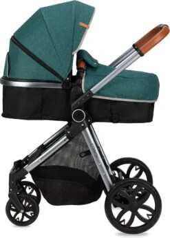 MoMi Kinderwagen - Compacte 2 In 1 Combiwagen - Limuru - Groen (geschikt Van 0-3 Jaar) -Babyproducten Winkel 856x1200 2