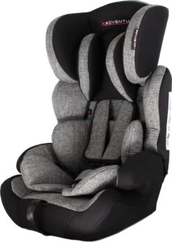 X Adventure Autostoel Premium Groep 1/2/3 (9-36 Kg) - Grijs -Babyproducten Winkel 856x1200