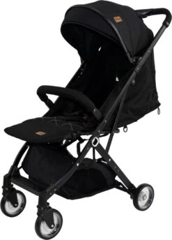 Ding Vivo Wandelwagen - Zwart - Inklapbare Buggy - Inclusief Boodschappenmandje En Zonnekap -Babyproducten Winkel 862x1200 4