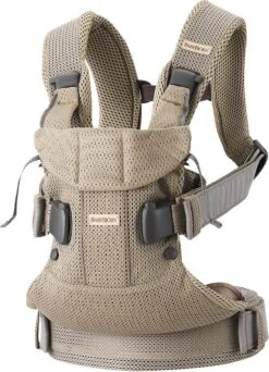 BabyBjörn Draagzak One Air - 3D Mesh - Grijs-beige -Babyproducten Winkel 867x1200 7