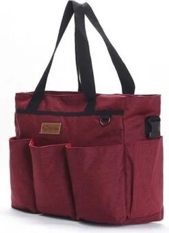 Merkloos Decopatent® Luiertas Schoudertas - Baby Verzorgingstas - Incl Verschoningsmatje & Flessenhouder - Vakken - Jongens/Meisjes - Grijs -Babyproducten Winkel 869x1200 11