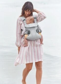 BabyBjörn Draagzak One Air - 3D Mesh - Zilver -Babyproducten Winkel 869x1200 16