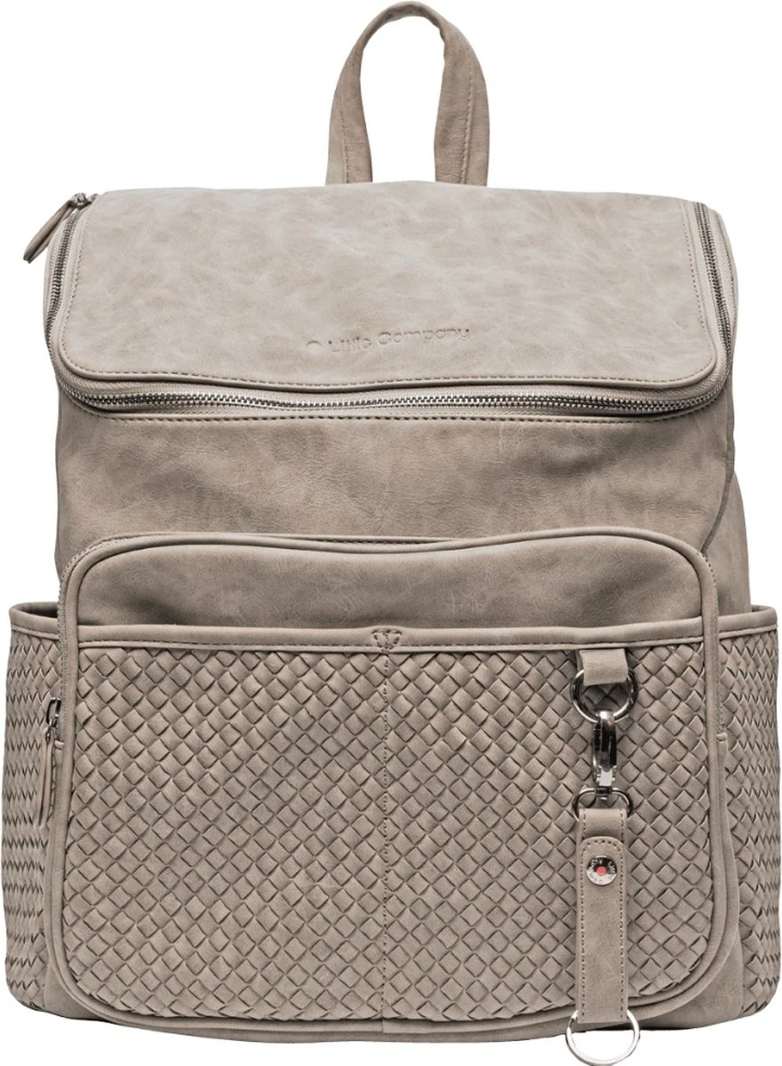 Little Company Lisbon Braided Luiertas - Taupe 1 Little Company Lisbon Braided Luiertas - Taupe