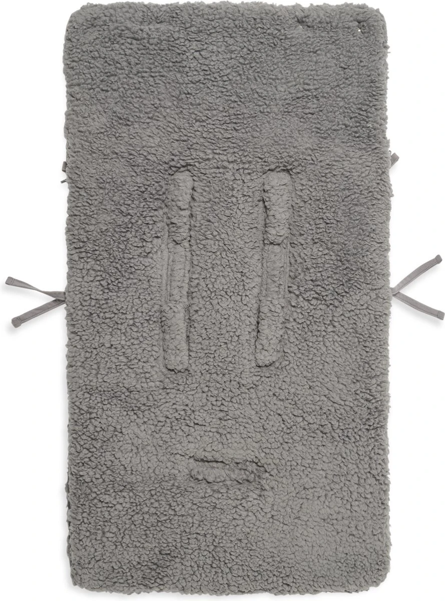 Jollein Voetenzak Voor Autostoel & Kinderwagen - Teddy - Storm Grey 14 Jollein Voetenzak Voor Autostoel & Kinderwagen - Teddy - Storm Grey - Afbeelding 14