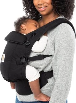 Ergobaby Draagzak Adapt - Soft Touch Cotton - Onyx Black -Babyproducten Winkel 892x1200 2