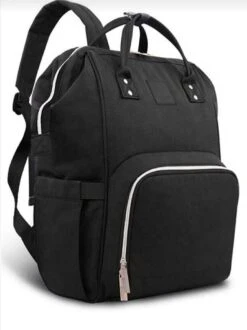 Luiertas Rugzak - Zwart - Inclusief Flessenwarmhouder - Kinderwagenhaken En Isoleervak -Babyproducten Winkel 898x1200 5