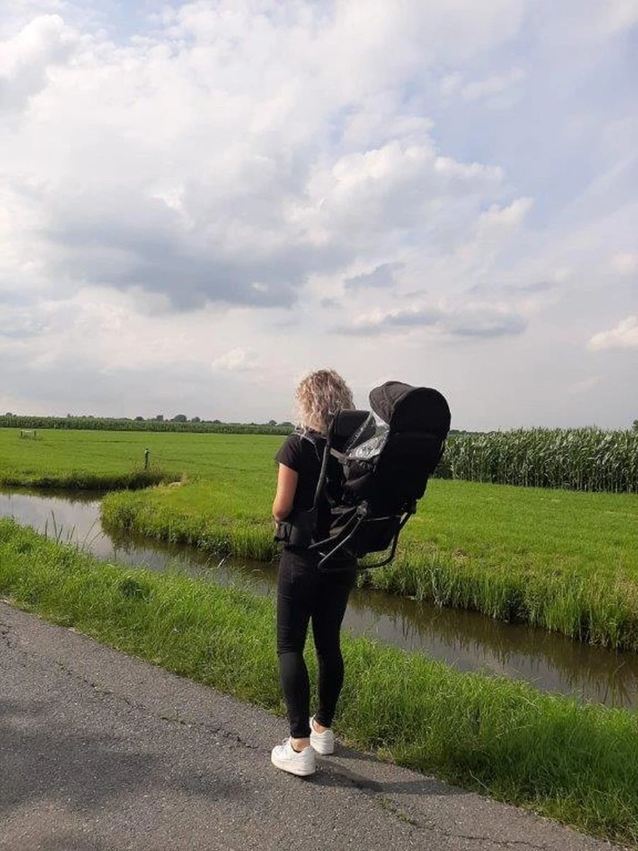 KEKK Rugdrager De Luxe Zwart 9 KEKK Rugdrager De Luxe Zwart - Afbeelding 9