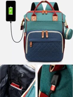 Luiertas - Rugzak - Baby - Kind - Mama - Papa - Slapen - Blauw - Relaxen 7 Luiertas - Rugzak - Baby - Kind - Mama - Papa - Slapen - Blauw - Relaxen -Babyproducten Winkel 901x1200 6