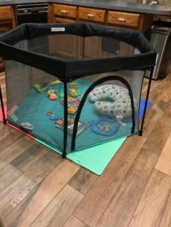 Deryan Draagbare Kinderbox - Zwart - Vaste Matrasbodem - Reisbox - Campingbedje -Babyproducten Winkel 902x1200 7