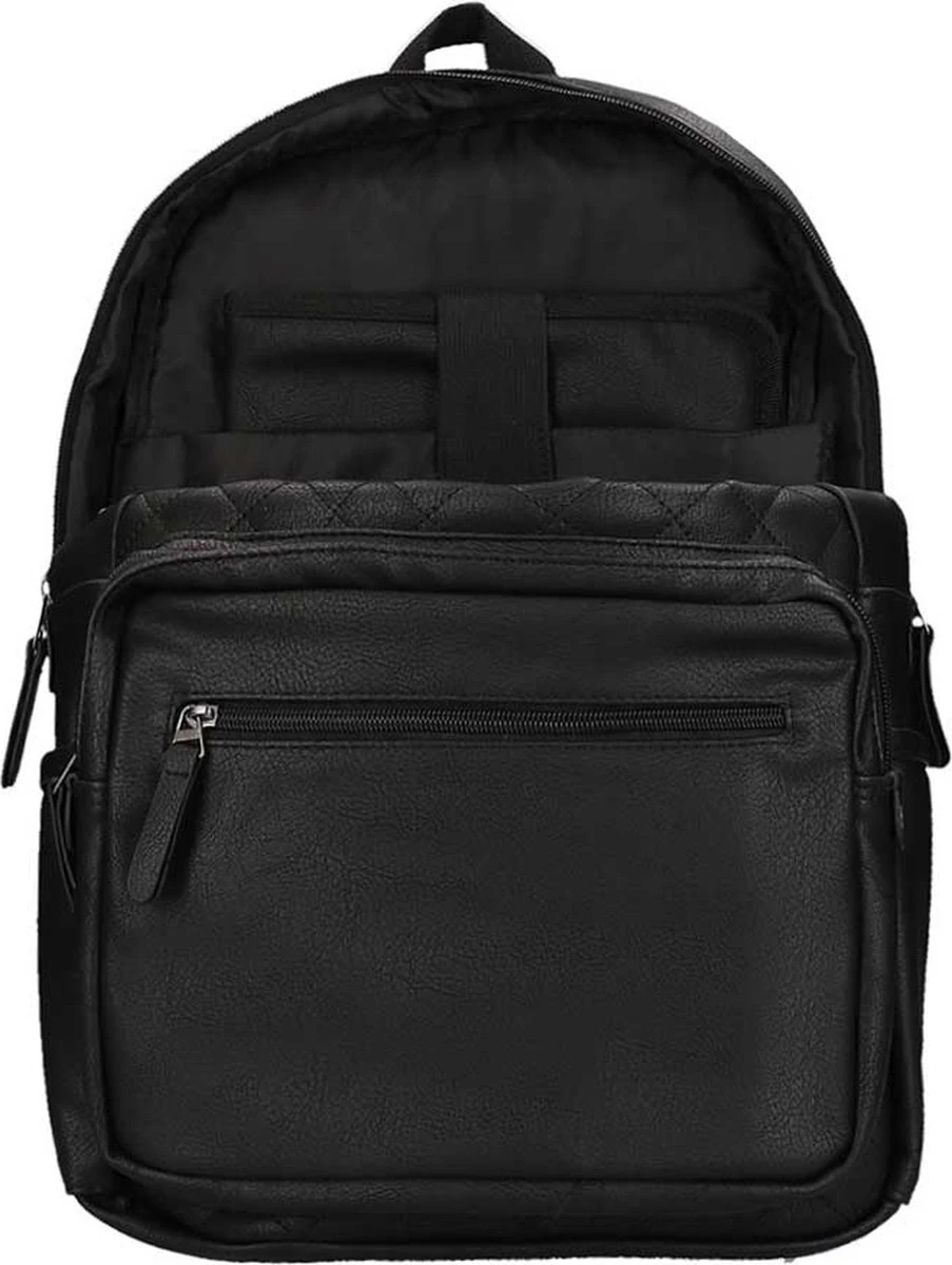 Kidzroom Popular Luiertas Rugzak - Zwart - Verschoonmatje - Flessenhouder 4 Kidzroom Popular Luiertas Rugzak - Zwart - Verschoonmatje - Flessenhouder - Afbeelding 4