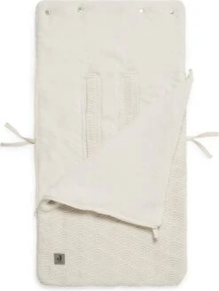 Jollein Voetenzak Voor Autostoel & Kinderwagen - River Knit - Cream White -Babyproducten Winkel 904x1200 11