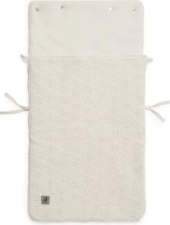 Jollein Voetenzak Voor Autostoel & Kinderwagen - River Knit - Cream White -Babyproducten Winkel 907x1200 9