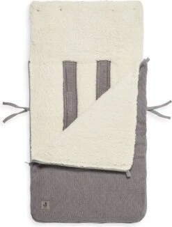 Jollein Voetenzak Voor Autostoel & Kinderwagen - Bliss Knit - Storm Grey -Babyproducten Winkel 910x1200 6