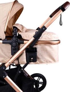 Ding Juna Kinderwagen 3 In 1 - Beige/Rose - Combi Kinderwagen Incl. Autostoel -Babyproducten Winkel 913x1200 3