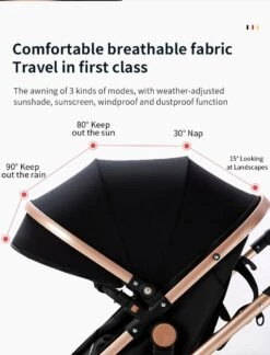 Luxe Kinderwagen 3 In 1 - Wandelwagen - Kinderwagen 3-in-1 Incl Autostoel - Kinderwagen Maxi Cosi – Buggy 3 In 1 - Newborn - Zwart/goud 17 Luxe Kinderwagen 3 In 1 - Wandelwagen - Kinderwagen 3-in-1 Incl Autostoel - Kinderwagen Maxi Cosi – Buggy 3 In 1 - Newborn - Zwart/goud -Babyproducten Winkel 914x1200 2