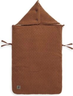 Jollein Voetenzak Voor Autostoel & Kinderwagen - Bliss Knit - Caramel -Babyproducten Winkel 914x1200 4